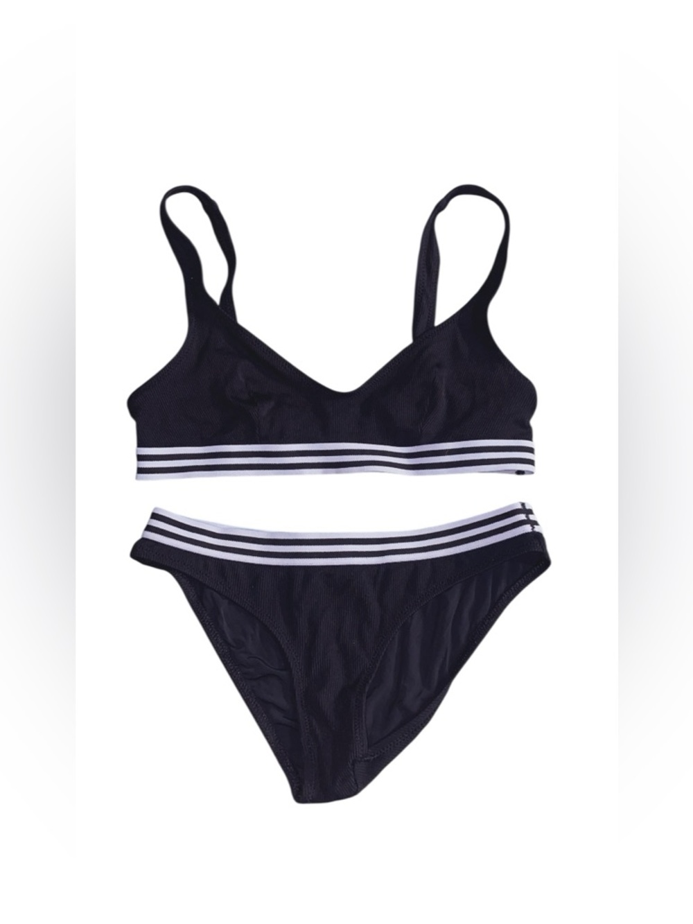 Solid & Striped Black Katie Bikini Top and Madison Bottom Size S - Picture 4 of 6